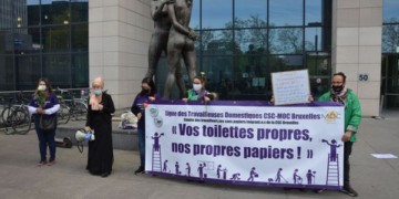 بعد تزايد وتيرة الاعتداء عليهن: تظاهرة في بروكسيل لدعم المهاجرات غير النظاميات