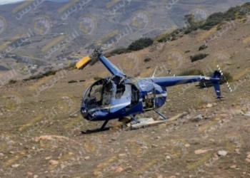 سقوط مروحية ” مشبوهة ” بجماعة مولاي أحمد الشريف نواحي الحسيمة