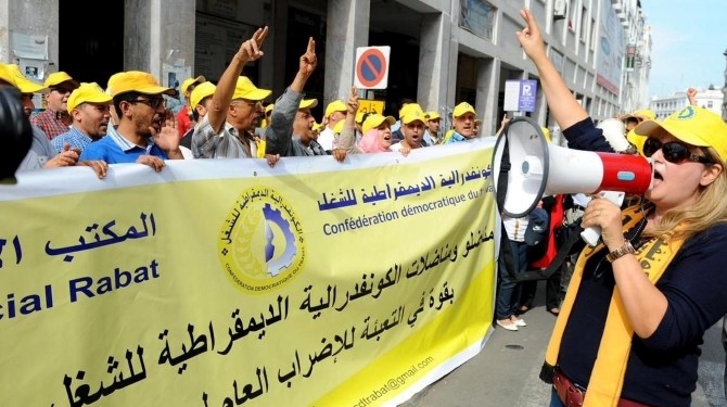 الغلاء والتضييق على الحريات النقابية يخرج نقابة CDT للاحتجاج
