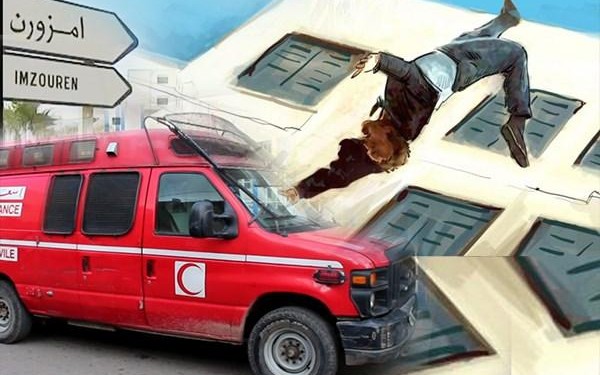 نقل عامل بناء في حالة حرجة للمستشفى بعد سقوطه من عمارة بامزورن