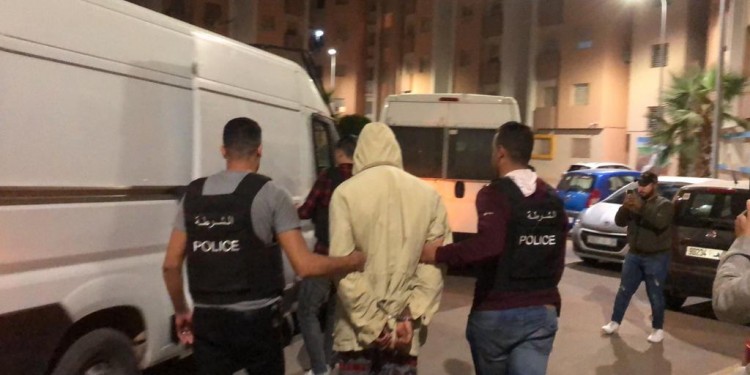 إعادة تمثيل جريمة سرقة وكالة لصرف الأموال بالحسيمة