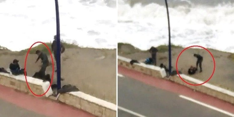 فيديو تعنيف شخص بالفنيدق يطيح ب” مخازنية “