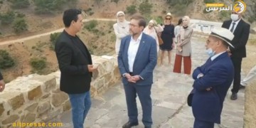 زيارة السيد دافيد غرين القائم بالأعمال لدى السفارة الأمريكية بالرباط، لقلعة الطوريس بالحسيمة