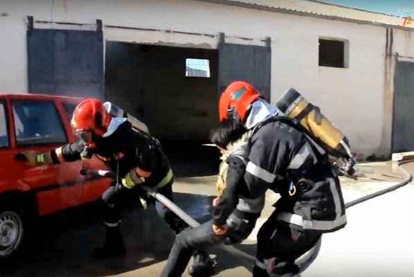 عناصر الوقاية المدنية بثكنة ترجيست يخلدون عيدهم العالمي