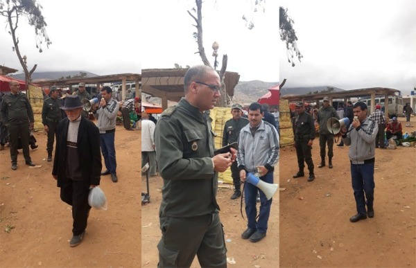 السلطة المحلية تنظم حملة تحسيسية بالسوق الأسبوعي بني بوفراح