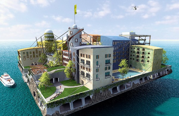 بناء باخرة فاخرة مستوحاة من المنازل العائمة في هولندا في إطار رؤية مستدامة خضراء