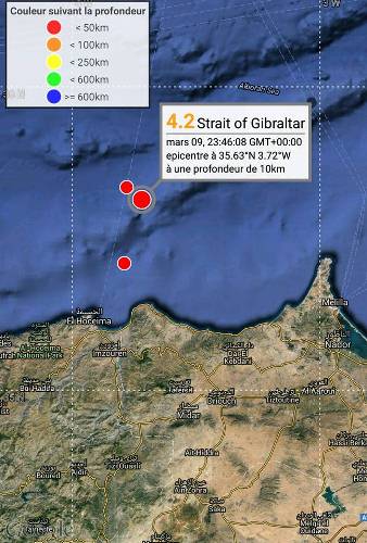 هزة أرضية تضرب الريف هذا الصباح