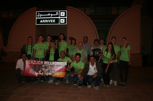 النادي البيئي لثانوية البادسي يستقبل مجموعة من الشباب الألماني وينفذ أنشطة مختلفة