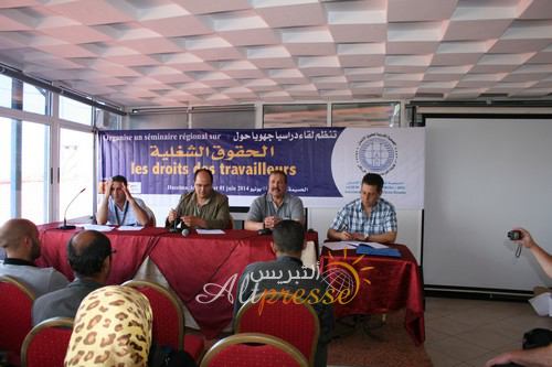 AMDH تنظم اللقاء الدراسي الجهوي حول الحقوق الشغلية بالحسيمة