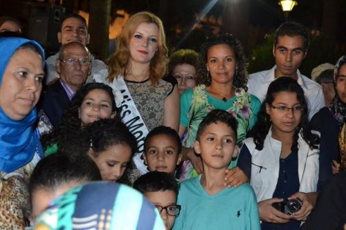 فاطمة فايز ملكة الجمال تغادر مدينة فاس وستحل بمدينة الناظور قريبا