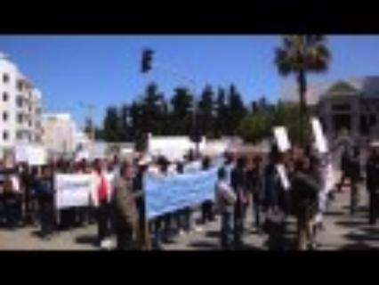 جانب من احتفالات عيد العمال بالحسيمة