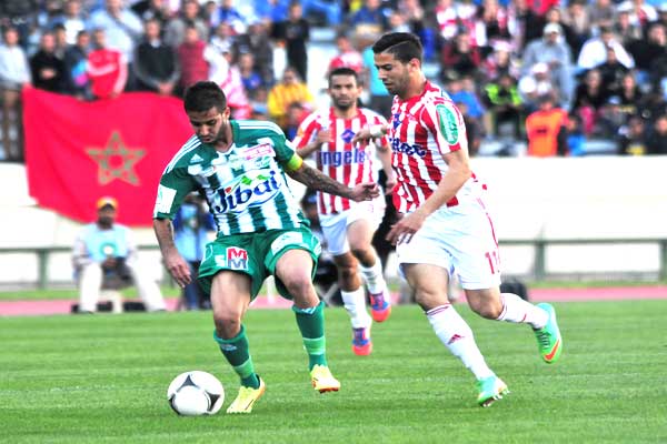 الرجاء ضد المغرب التطواني من أجل تمثيل المغرب بالمونديال
