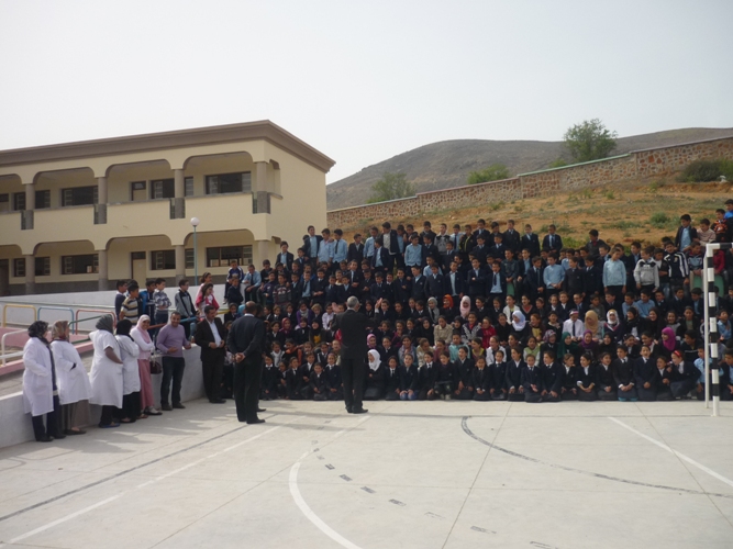 نشاط تلاميذي بالمدرسة الجماعاتية بالرواضي