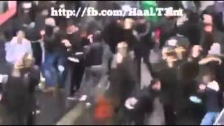 ماذا فعل جزائريون لصهاينة يسبون فلسطين بفرنسا؟