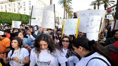 مسيرة وطنية نسائية بالرباط يوم 8 مارس للمطالبة بتفعيل المساواة