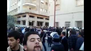 منع القافلة الحقوقية من الا قتراب من بيت ذ محمد العبادي