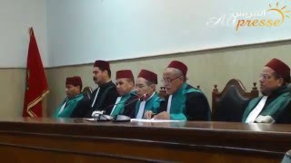 أشغال تنصيب أقوير وكيلا عاما والضاوي رئيسا أولا باستئنافية الحسيمة