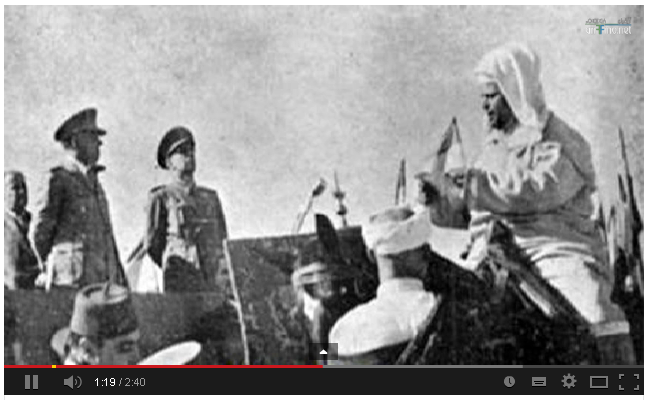 إستمع: ابن عم الأمير الخطابي يعلن ولاءه لإسبانيا سنة 48