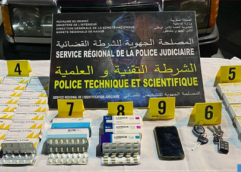 حجز 1160 قرصا طبيا وتوقيف شخص بالناظور