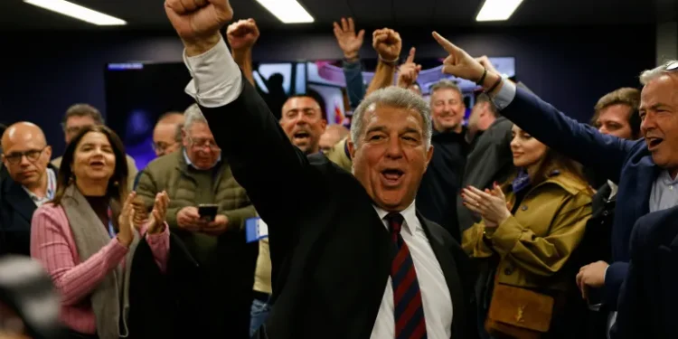 لابورتا رئيسا لبرشلونة لخمس سنوات