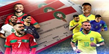 نفاذ تذاكر مباراة المغرب والبرازيل