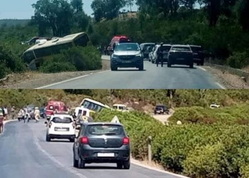 إصابات في حادثة سير على الطريق الوطنية رقم 2