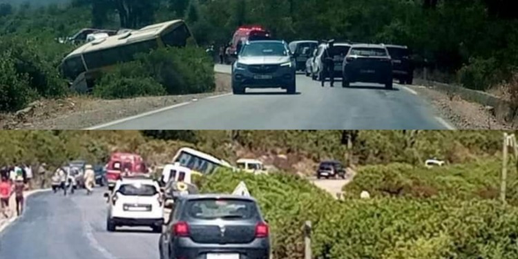 إصابات في حادثة سير على الطريق الوطنية رقم 2