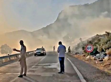 شفشاون: اندلاع حريق بمطرح النفايات بجماعة باب برد