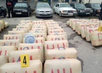 إحباط محاولة تهريب خمسة أطنان من الشيرا بالناظور