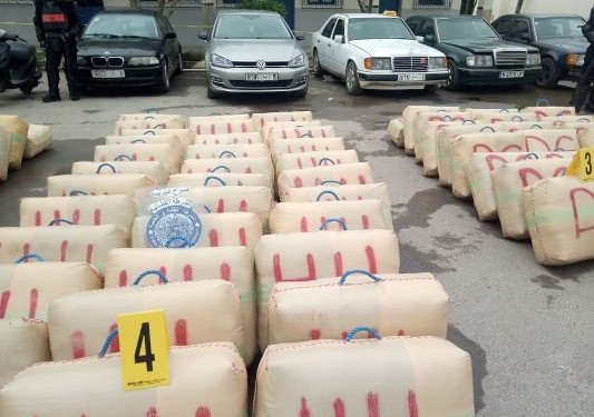 إحباط محاولة تهريب خمسة أطنان من الشيرا بالناظور