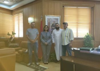 زكية الدرويش تستقبل ممثلي البحارة بميناء الحسيمة